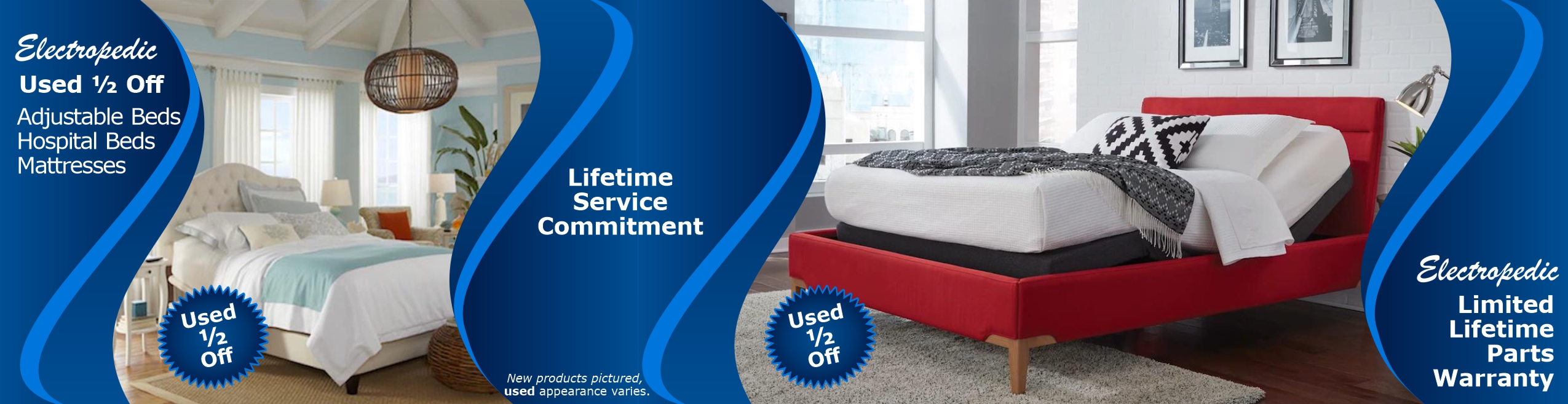 Used Adjustable Beds & Mattresses ½ Off