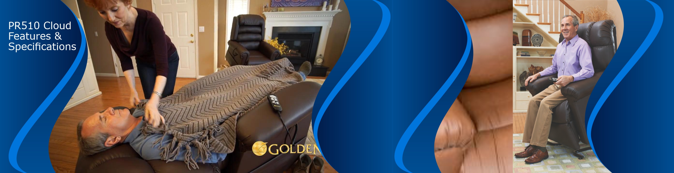 Golden PR510 MaxiComfort Cloud Power Lift Chair Recliner