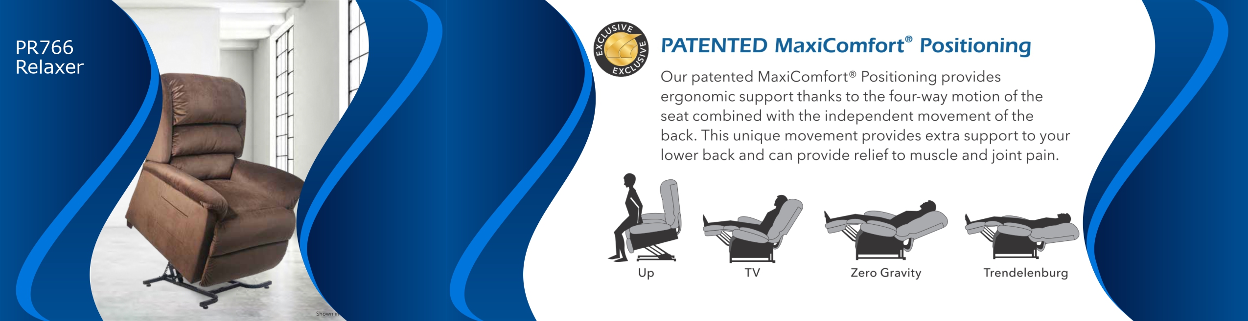 Golden PR766 Relaxer Power Lift Chair Recliner