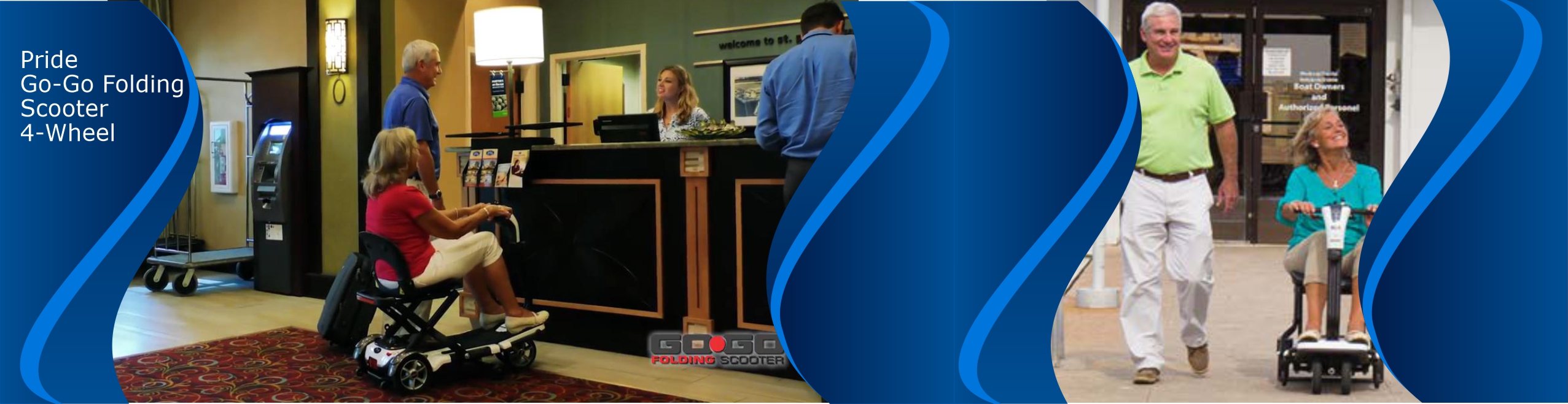 Pride Go-Go Folding 4-Wheel Scooter