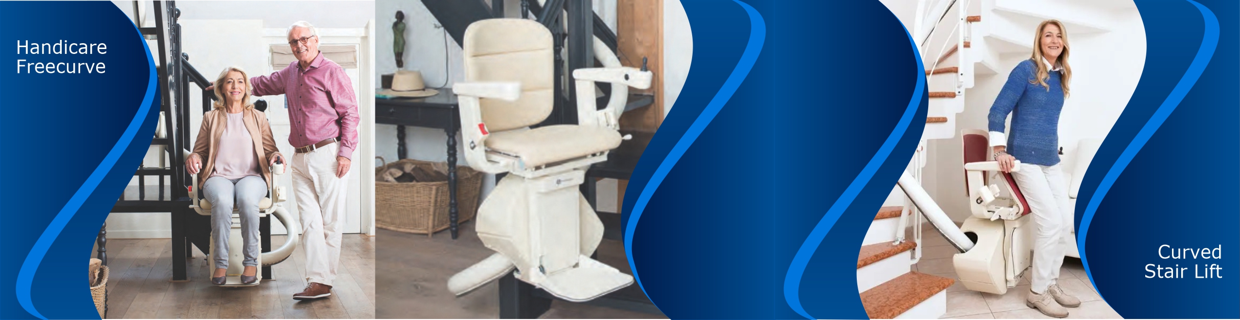 Handicare Freecurve Curved Stair Lift