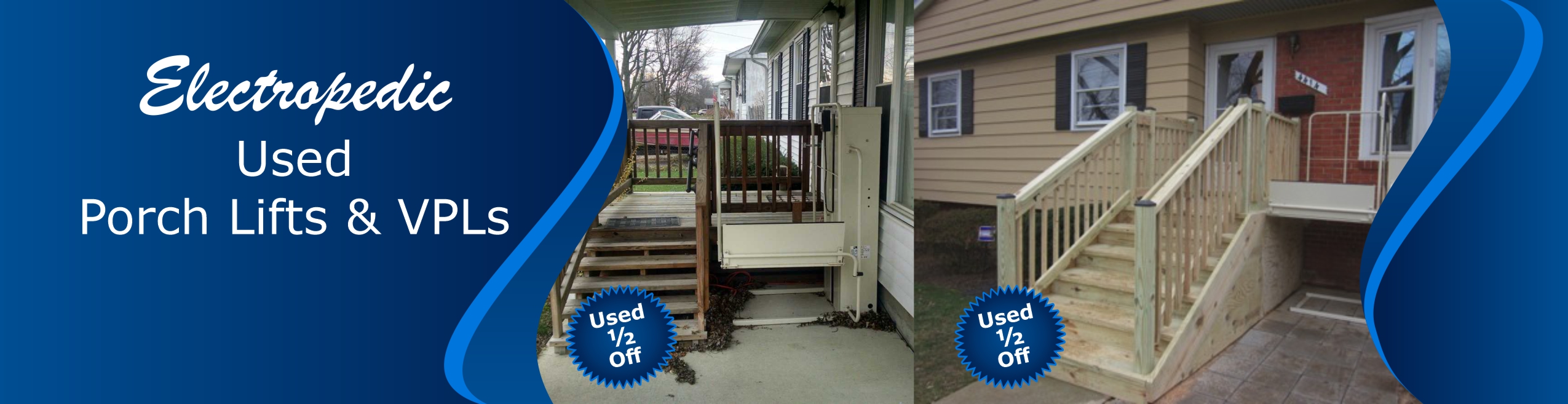 Used Porch Lifts & VPLs ½ Off